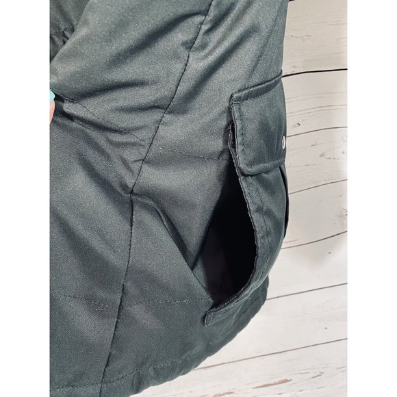 Levis Mens Puffy Long Car Coat Black Full Zip Mens Size XL Jacket Warm Pockets - Picture 12 of 12